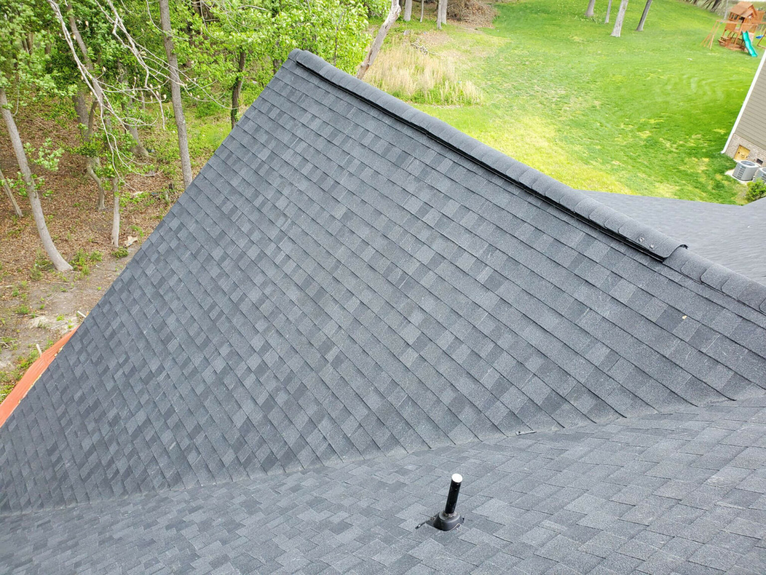CertainTeed Landmark Charcoal Black Andrews Roofing