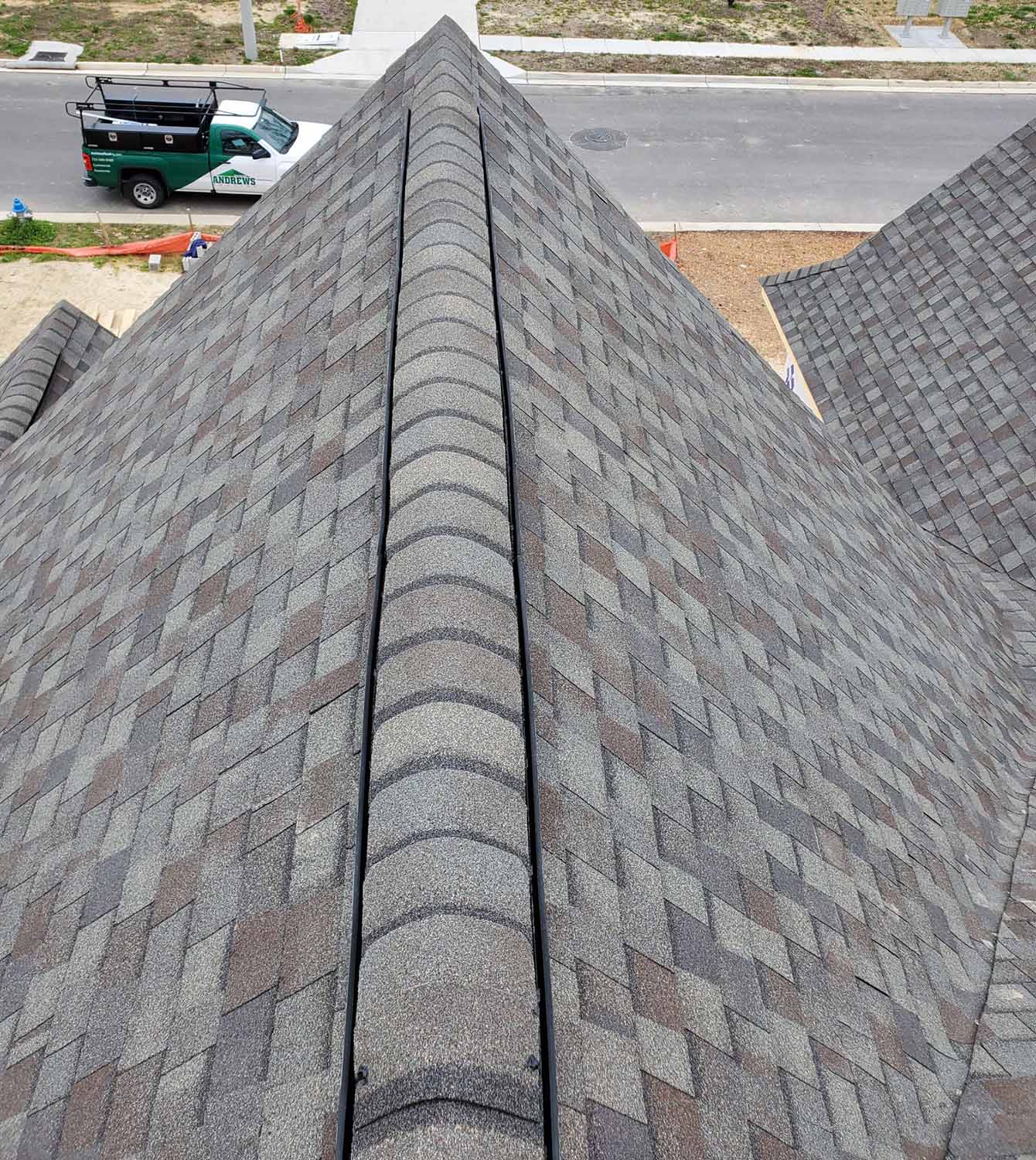 ventilation holes at eaves Andrews Roofing