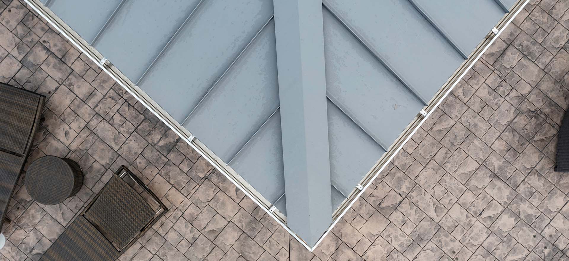 Sentriclad Metal Slate Gray And Andrews Roofings Rapid Rain 56x Gutter